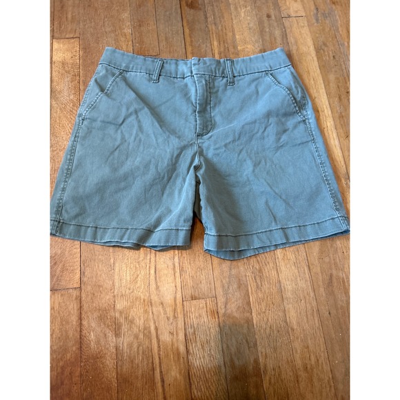 Anne Klein Jeans Shorts Casual‎ Everyday Wear Size 8 distressed olive green - Picture 1 of 6